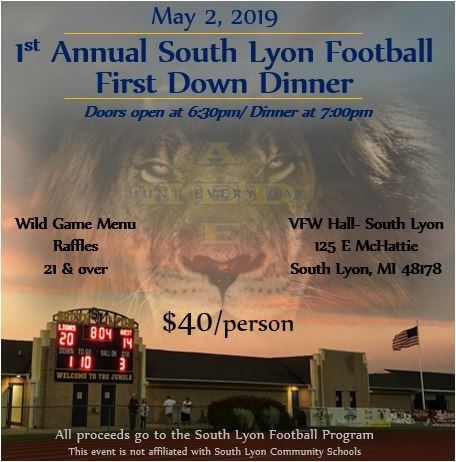First Down Dinner First Down Dinner