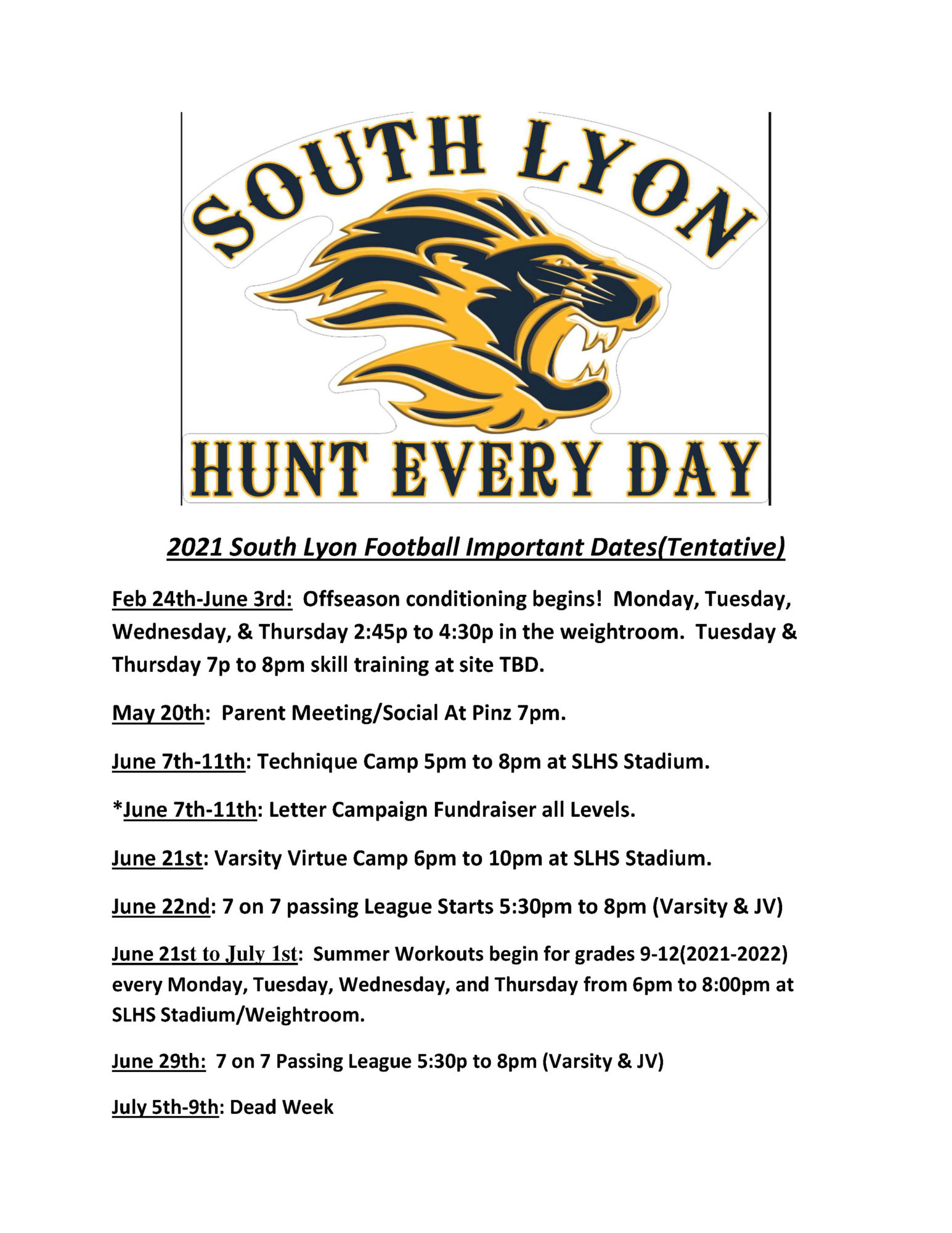 South Lyon Football