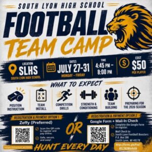 team camp 2026 flyer